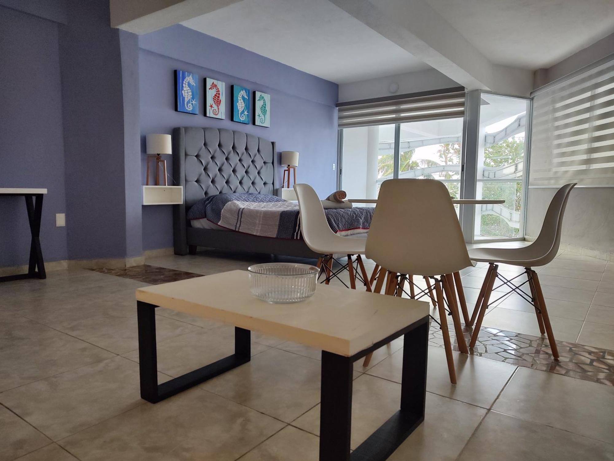 Estudio En Con Vista Al Mar, Con Alberca A1 Cozumel
